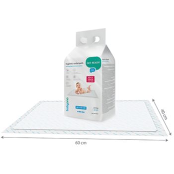 BabyOno Get Ready Hygienic Underpads suport pentru schimbat scutecele de unică folosință - imagine 3